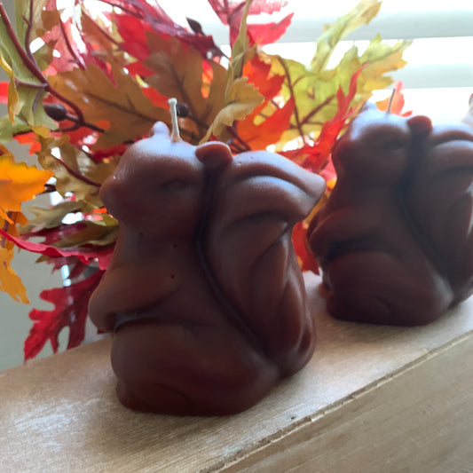 Woodland Squirrel Candle
