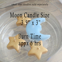 Load image into Gallery viewer, 10 pack Sky Blue Moon Floating Candles