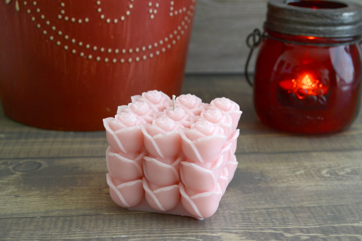 Valentine Bubble Pillar Candle