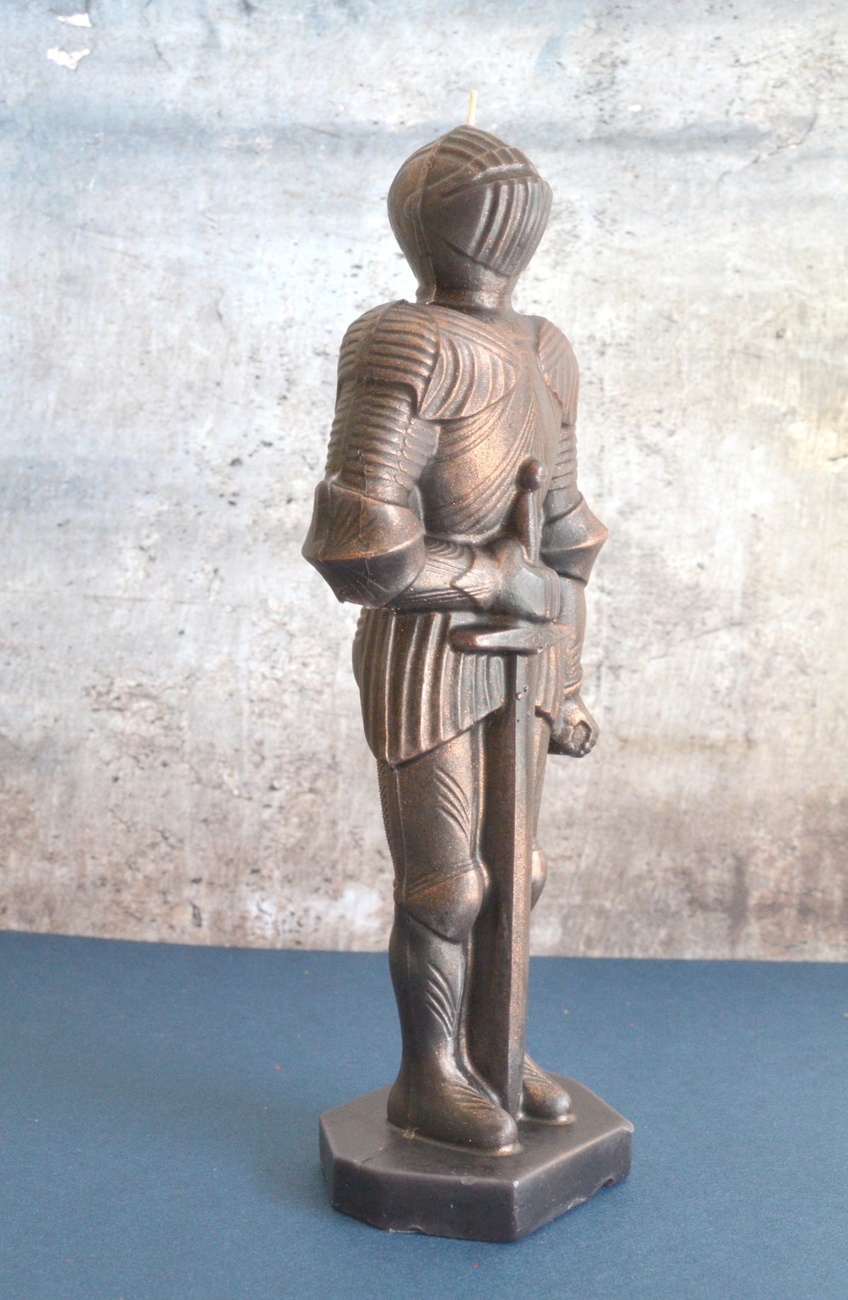 Knight in shining armor candle