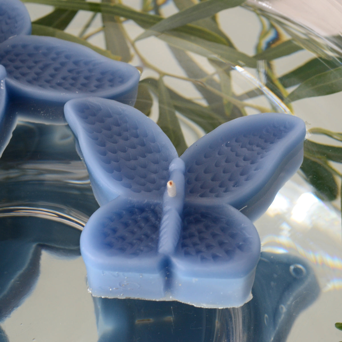 Set of 8 BUTTERFLY FLOATING WEDDING CANDLES