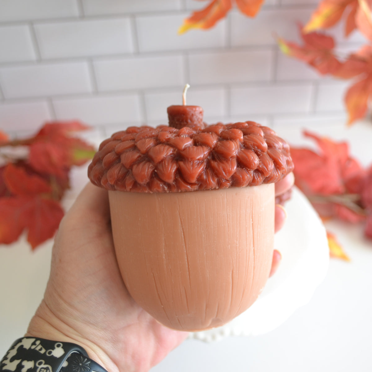 Acorn Candle Set - Fall & Thanksgiving Autumn Home Decor