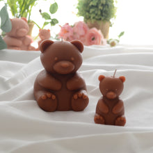 Load image into Gallery viewer, Set of 2 Teddy Bear Candles