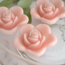 Load image into Gallery viewer, Pack of 10 ROSE FLOATING WEDDING CANDLES