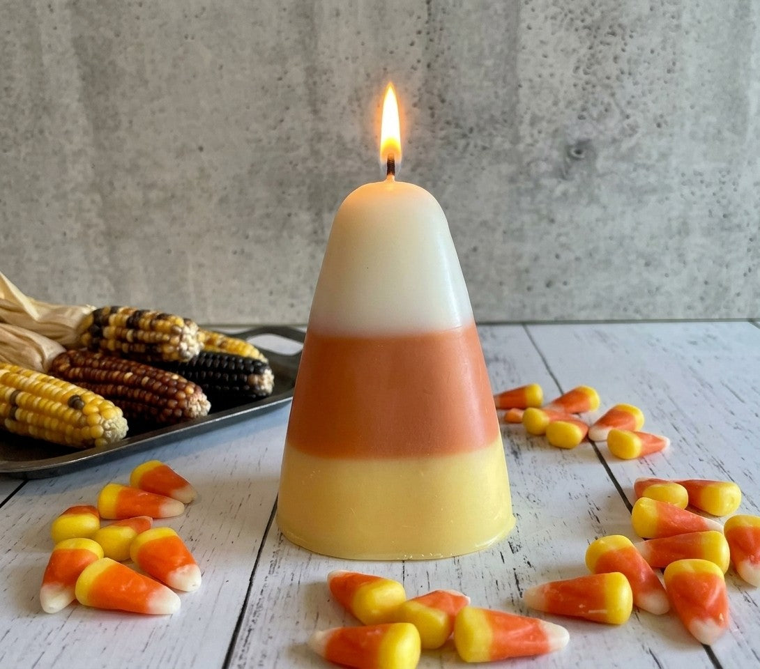 Candy Corn Candle