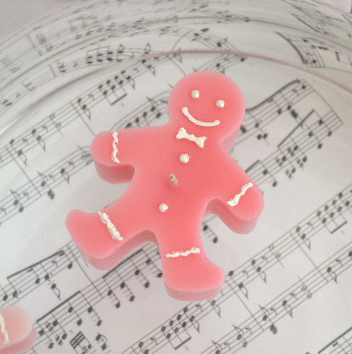 Pink Gingerbread Floating Candles