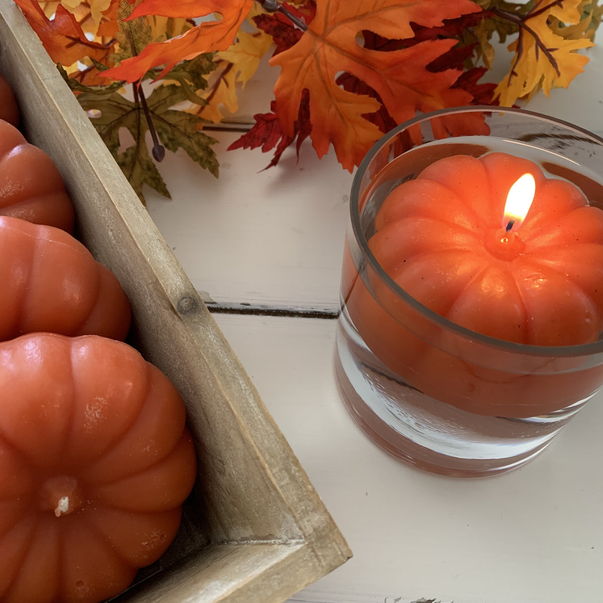 Pumpkin Pillar Candle