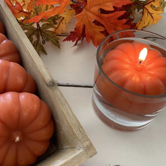 Pumpkin Pillar Candle