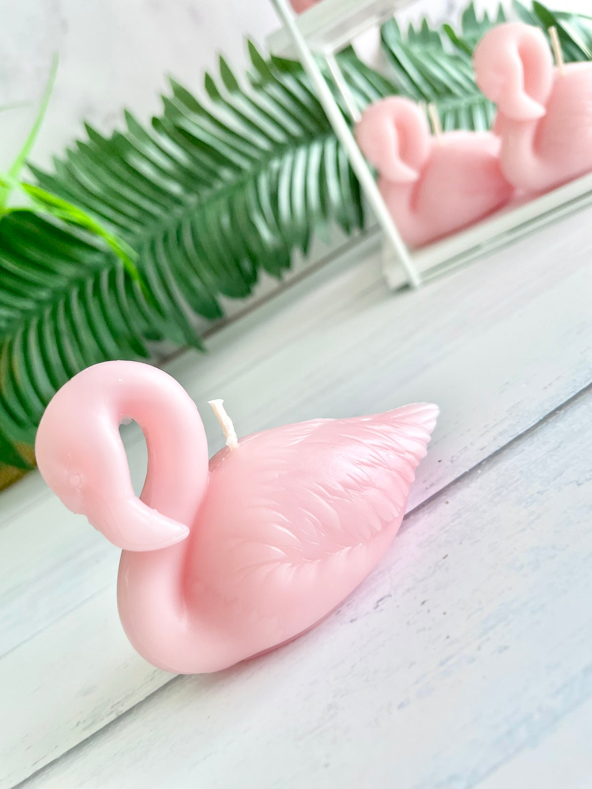 Pink Flamingo Candle