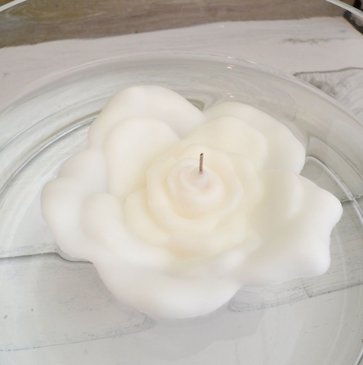 Large Rose Pool Floating Candle