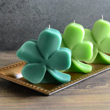 Load image into Gallery viewer, Lucky Four Leaf Clover Candle