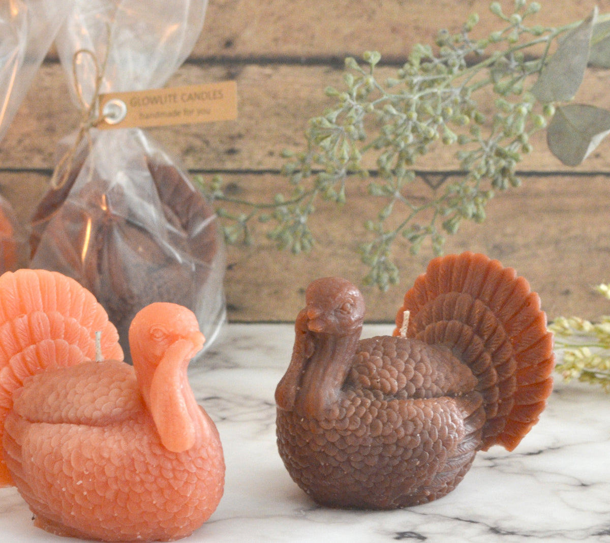 Pair of Turkey Candles