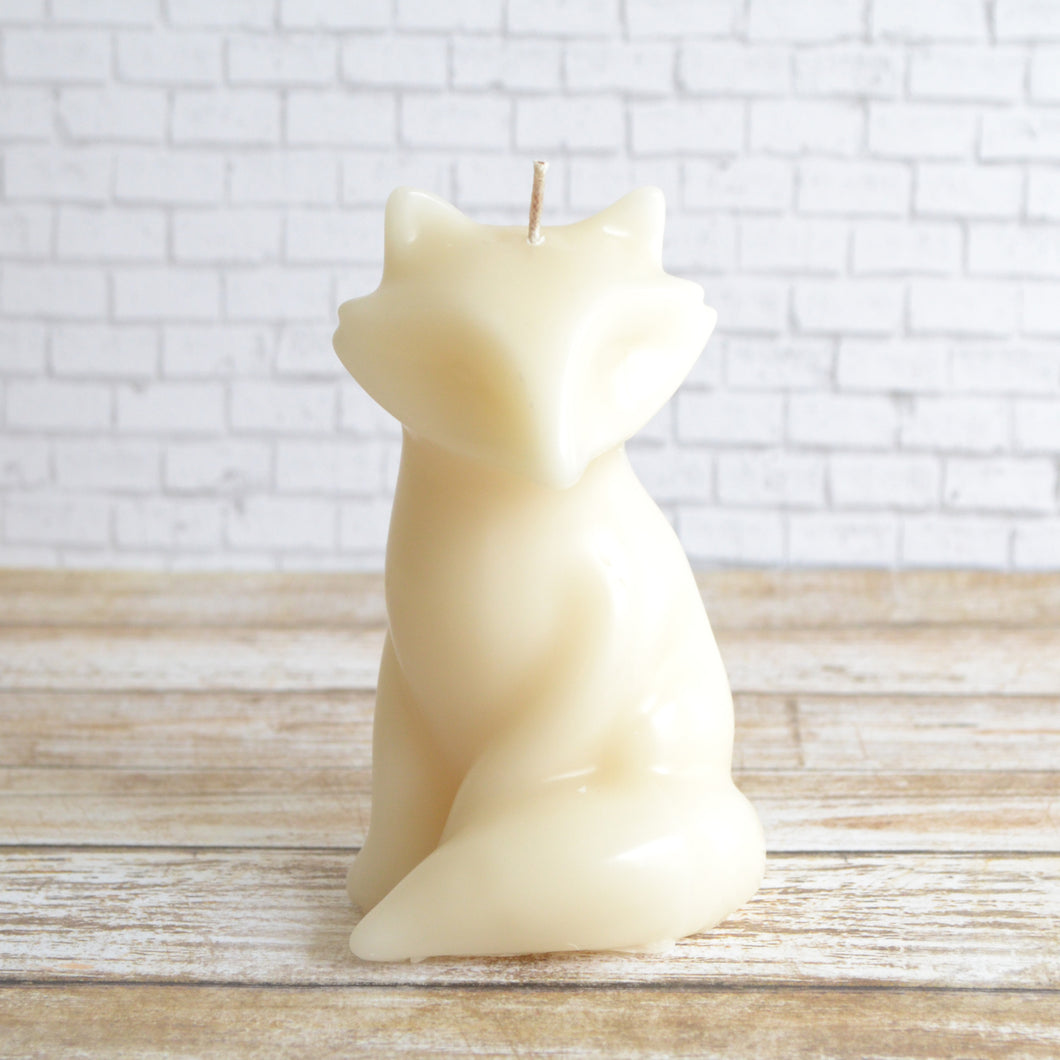 Woodland Winter Fox Candle