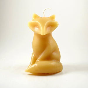 Beeswax Fox Candle