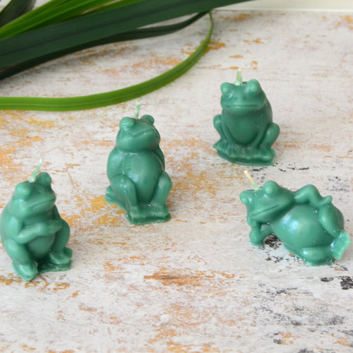 Mini Green Frog Candles