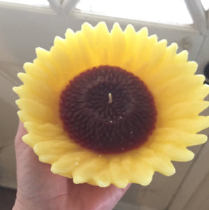 Large Sunflower Floating Candle