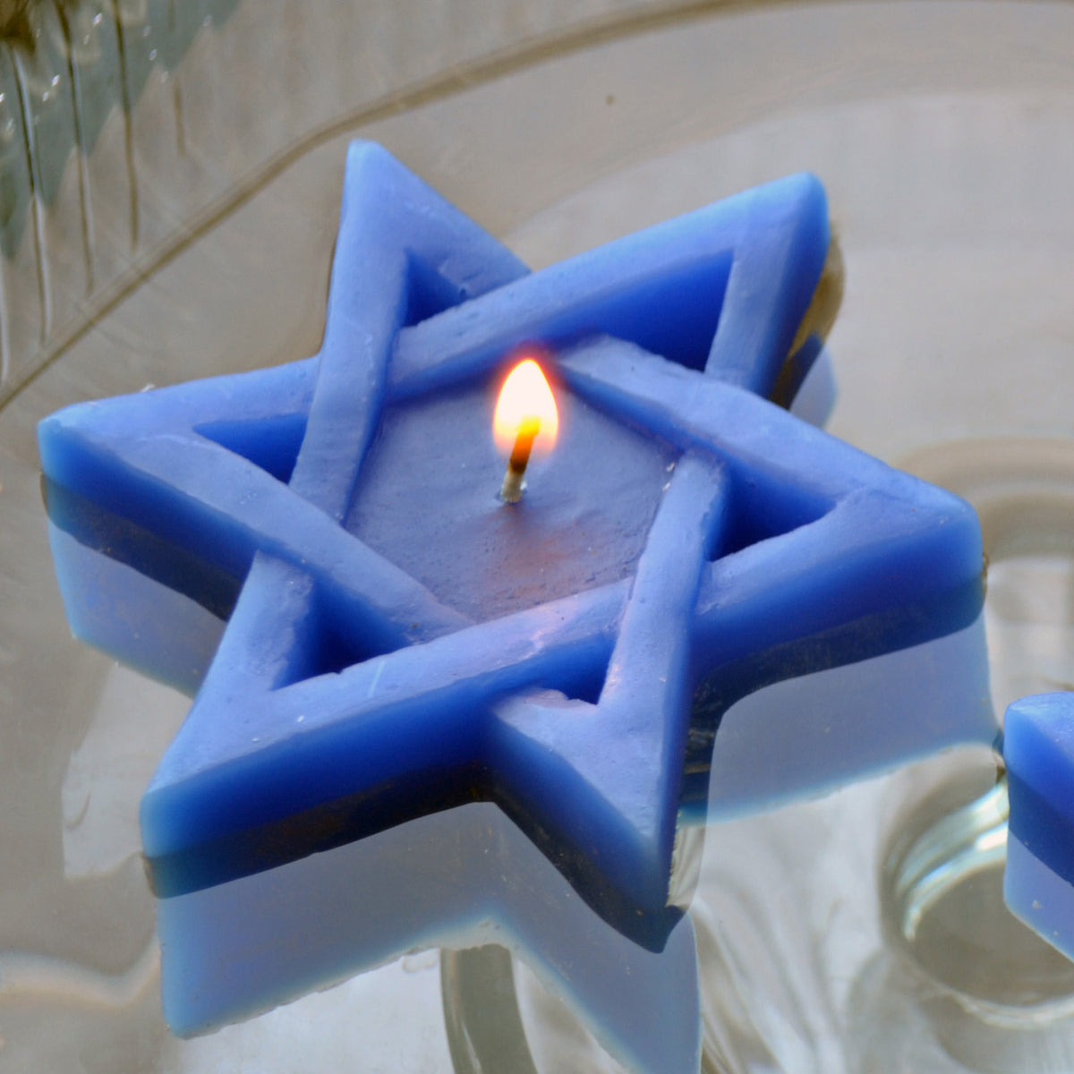 Star of David Candles pack of 4