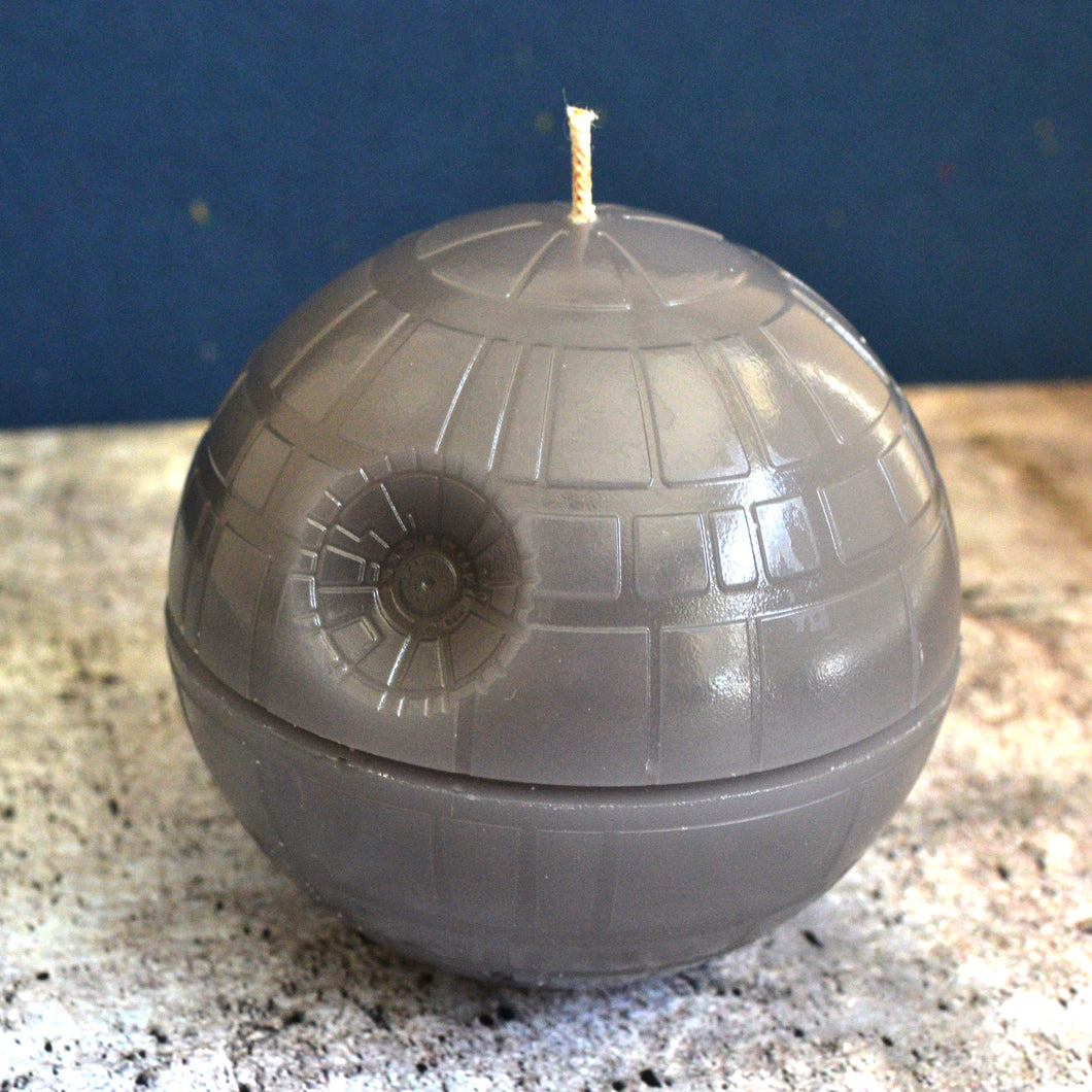 Gray Death Star Candle