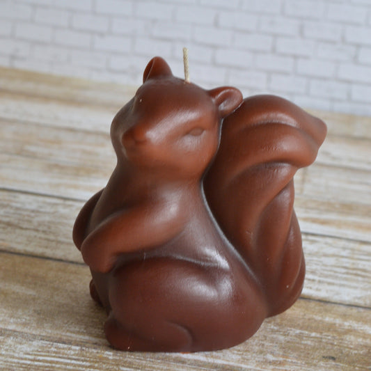 Woodland Squirrel Candle